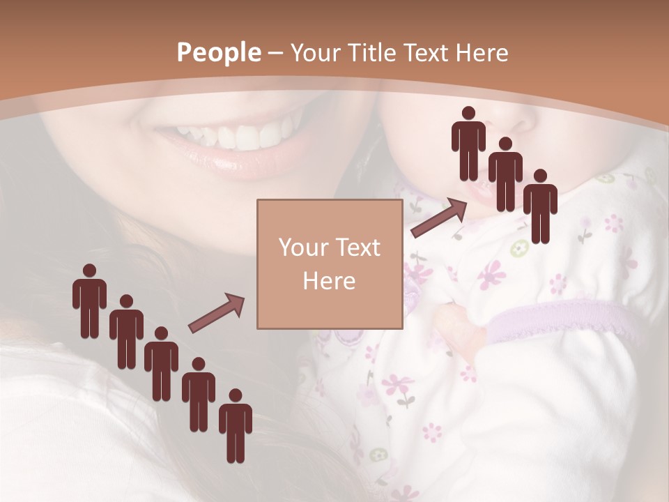 Mother Two Family PowerPoint Template