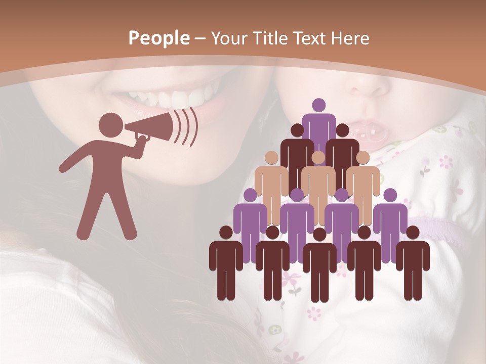 Mother Two Family PowerPoint Template