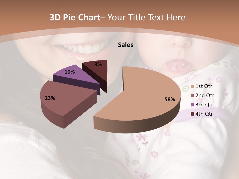 Mother Two Family PowerPoint Template