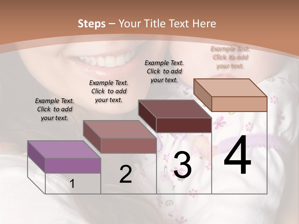 Mother Two Family PowerPoint Template