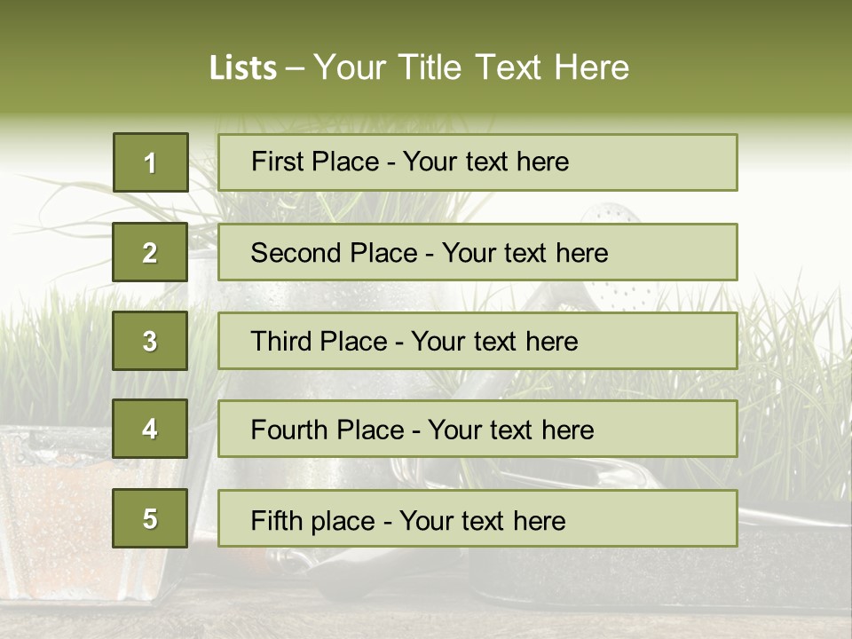 New Tool Healthy PowerPoint Template