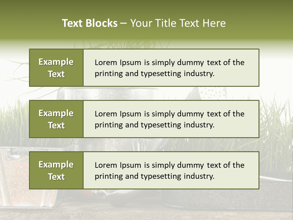 New Tool Healthy PowerPoint Template