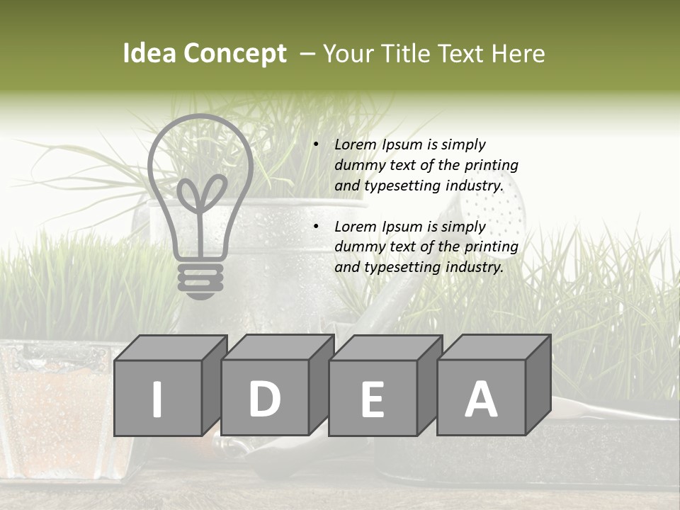 New Tool Healthy PowerPoint Template