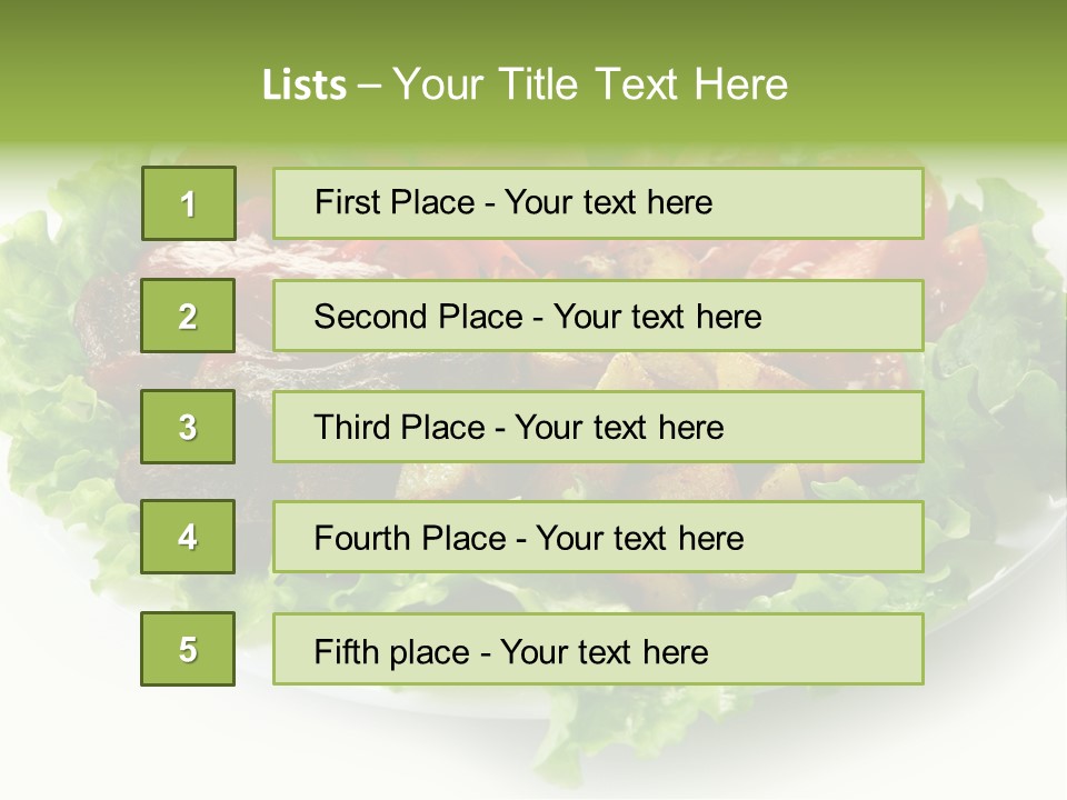 Onion Egg Italian PowerPoint Template