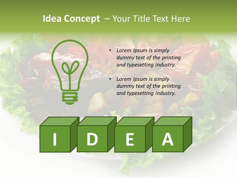 Onion Egg Italian PowerPoint Template