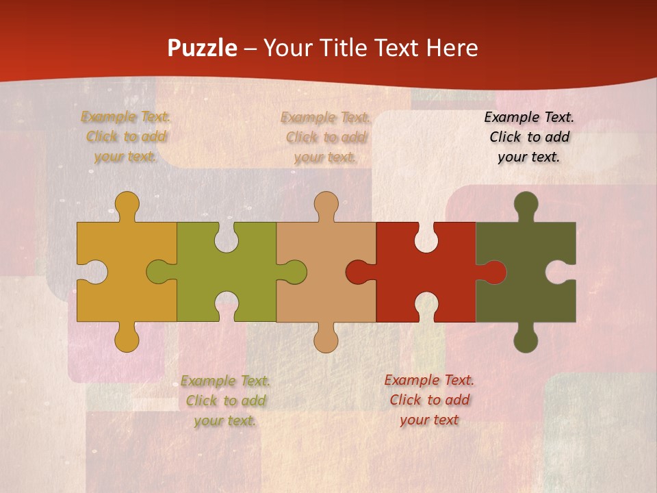 Geometric Earthy Green PowerPoint Template