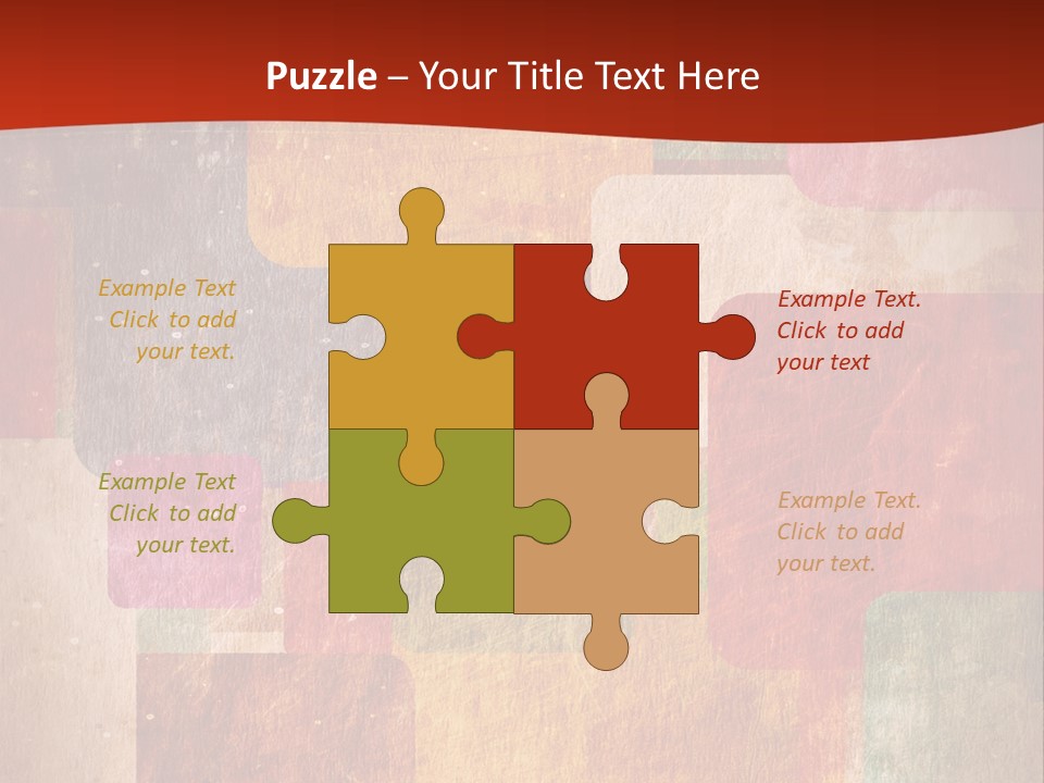 Geometric Earthy Green PowerPoint Template