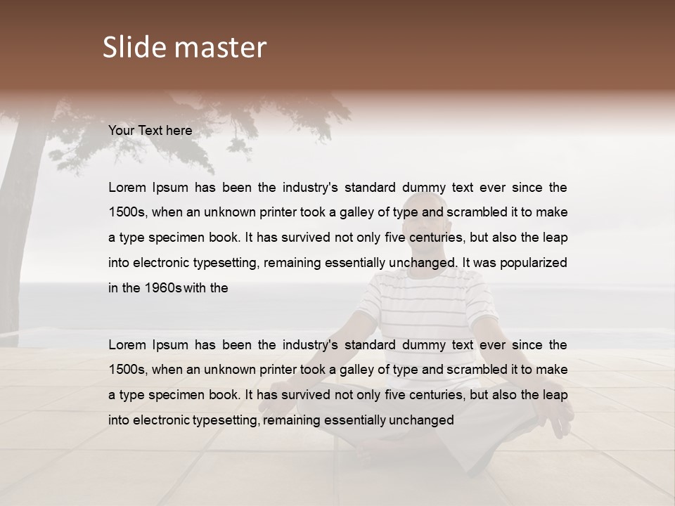 Harmony Balance Outdoor PowerPoint Template