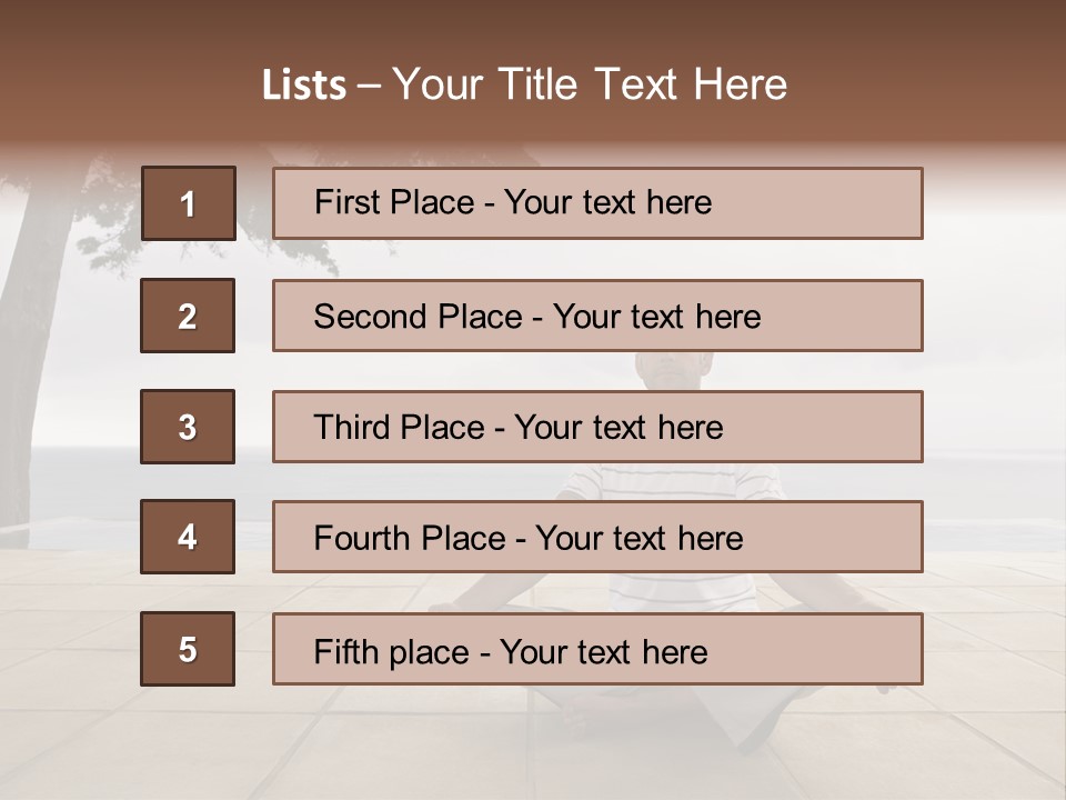 Harmony Balance Outdoor PowerPoint Template