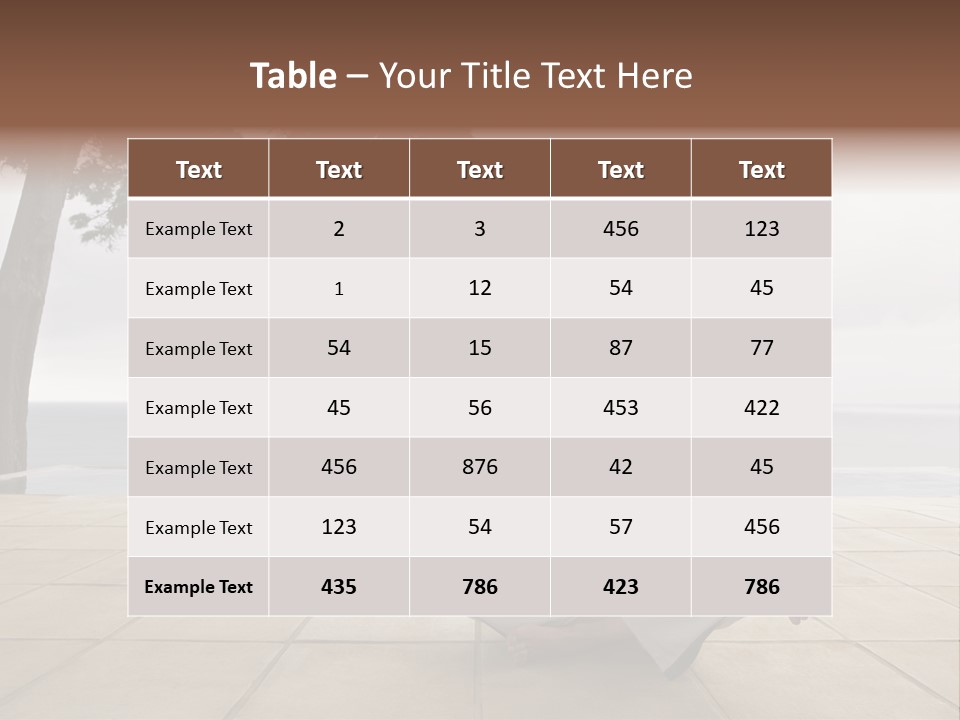 Harmony Balance Outdoor PowerPoint Template