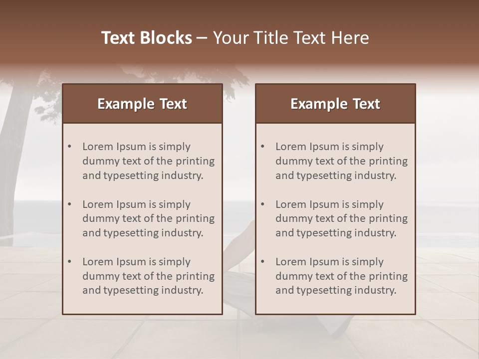 Harmony Balance Outdoor PowerPoint Template