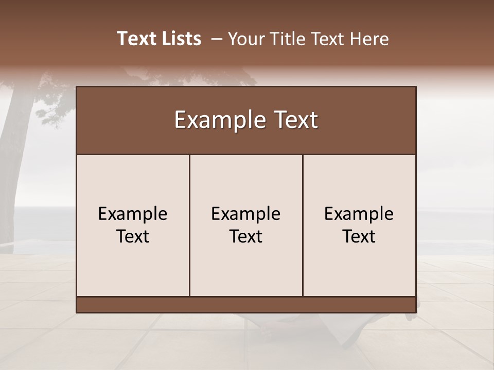 Harmony Balance Outdoor PowerPoint Template