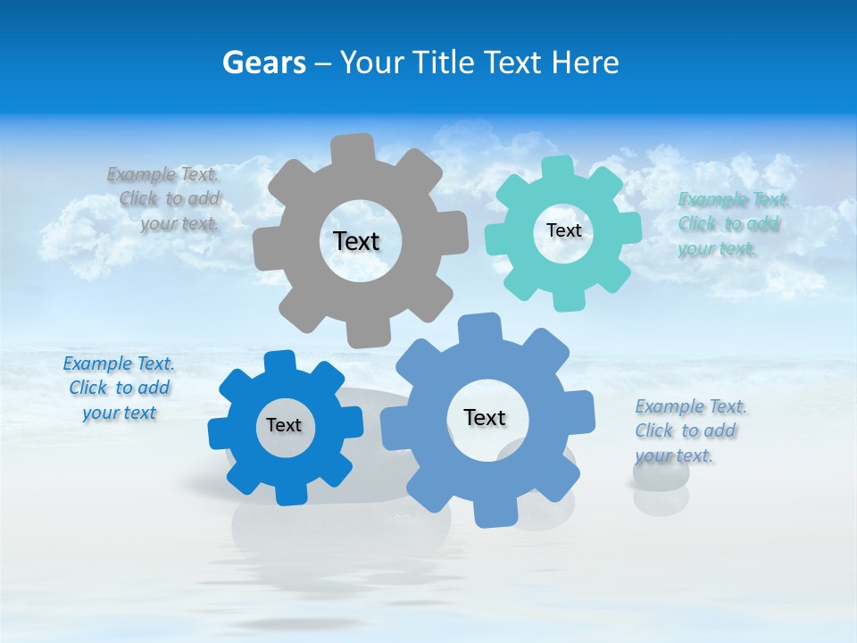 Asia Fitness Stone PowerPoint Template