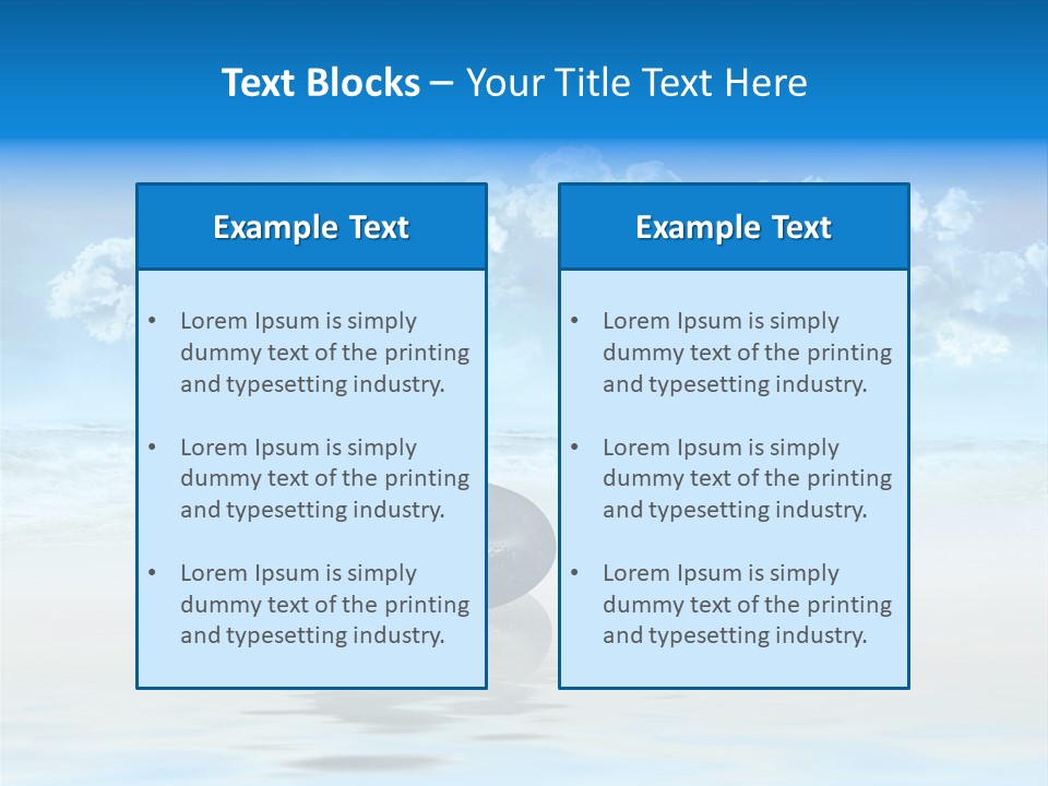 Asia Fitness Stone PowerPoint Template