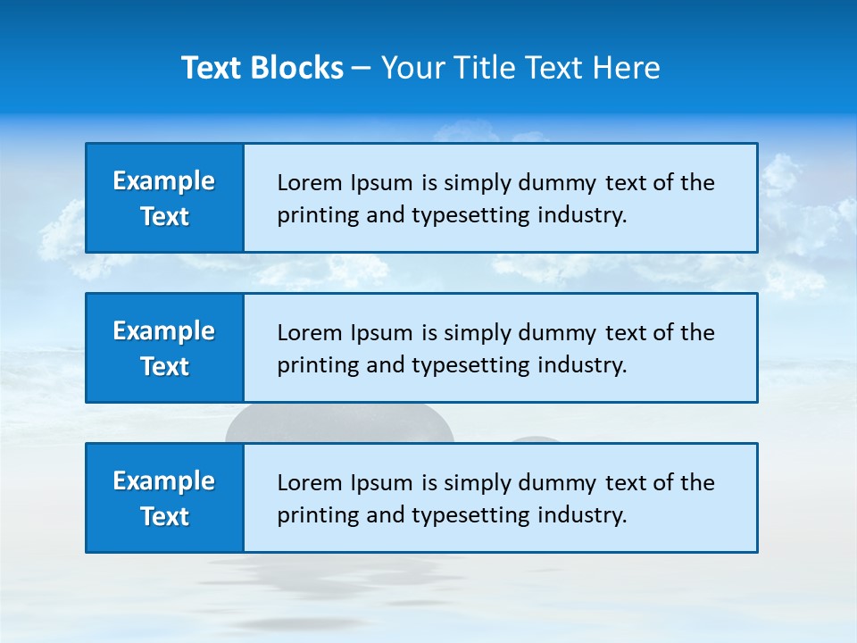 Asia Fitness Stone PowerPoint Template