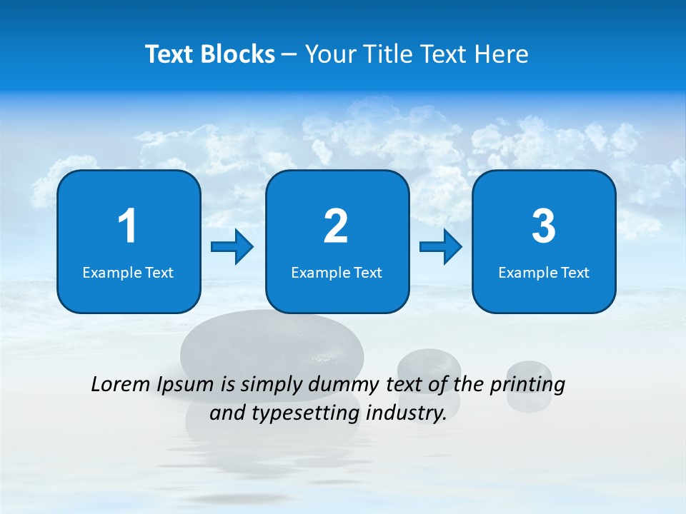 Asia Fitness Stone PowerPoint Template