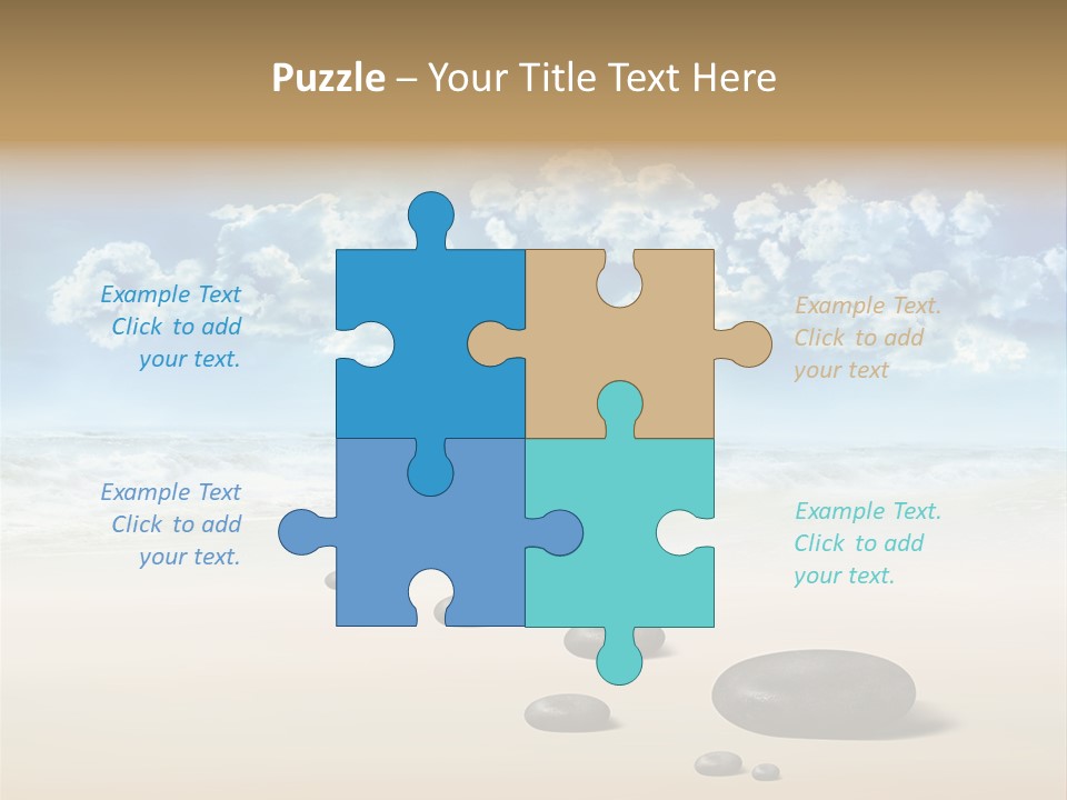 Corporeal Water Beach PowerPoint Template