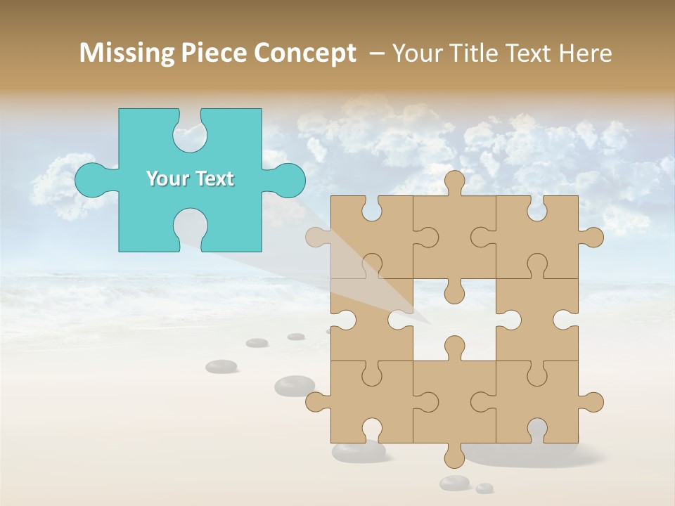 Corporeal Water Beach PowerPoint Template