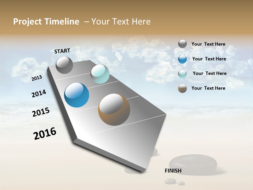 Corporeal Water Beach PowerPoint Template