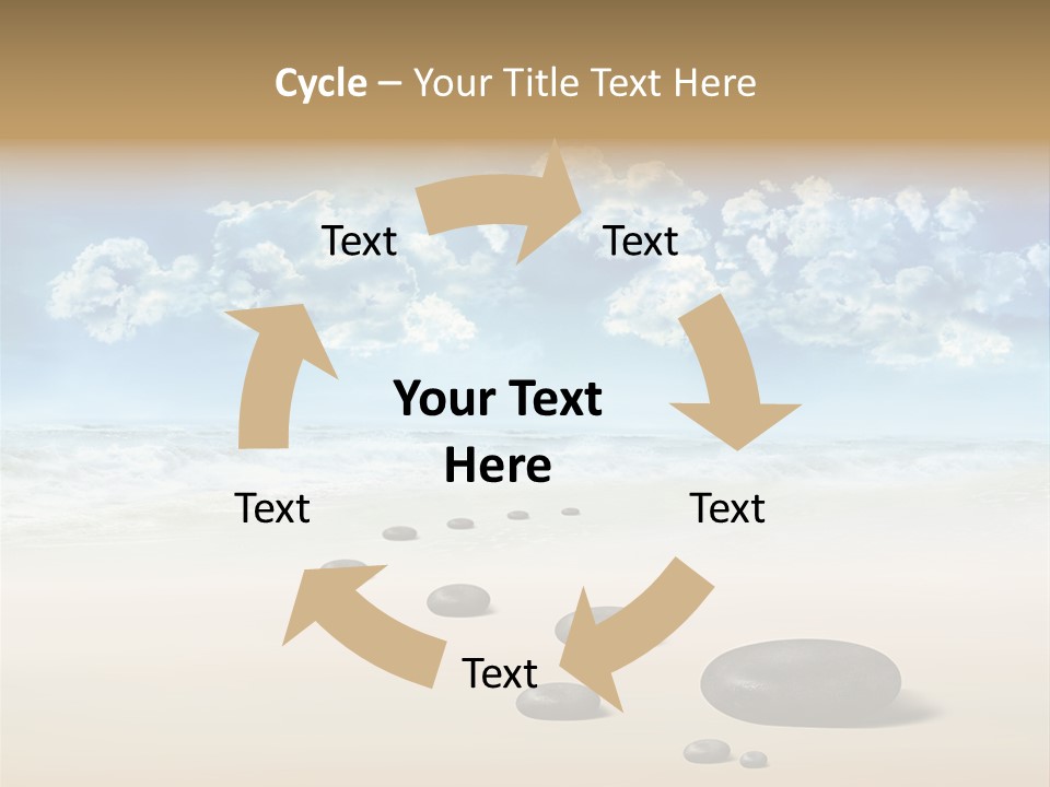 Corporeal Water Beach PowerPoint Template