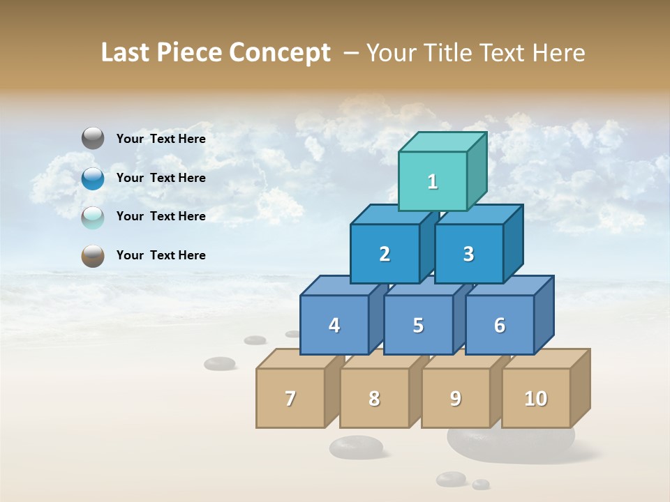 Corporeal Water Beach PowerPoint Template