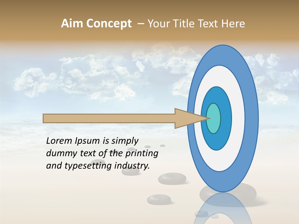 Corporeal Water Beach PowerPoint Template