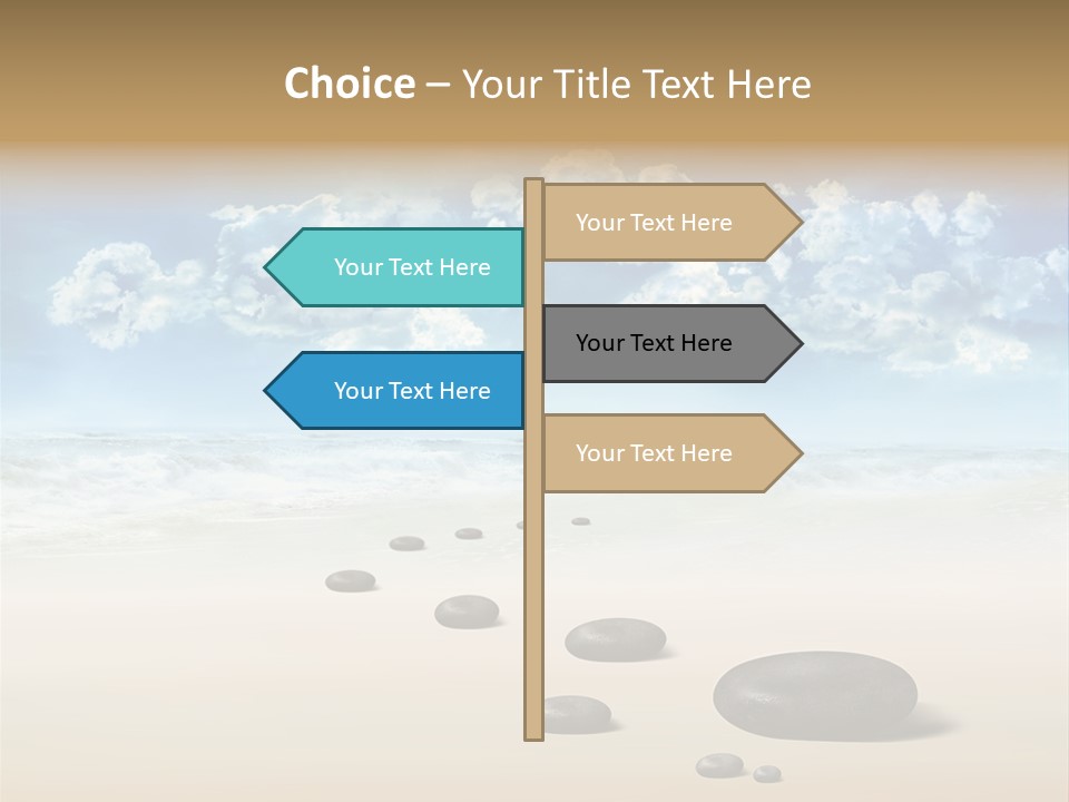 Corporeal Water Beach PowerPoint Template