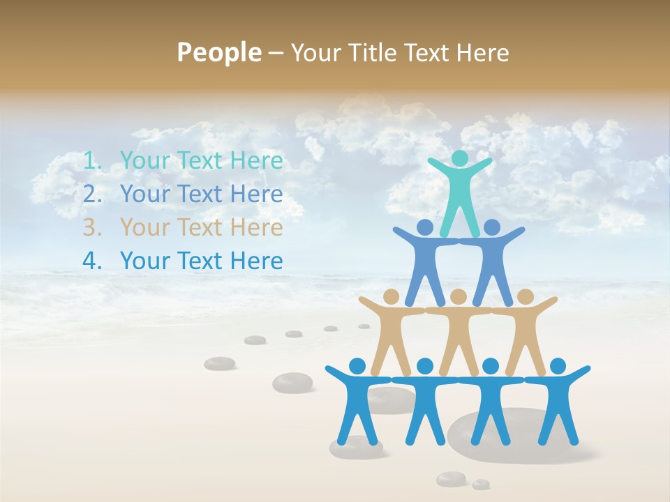 Corporeal Water Beach PowerPoint Template