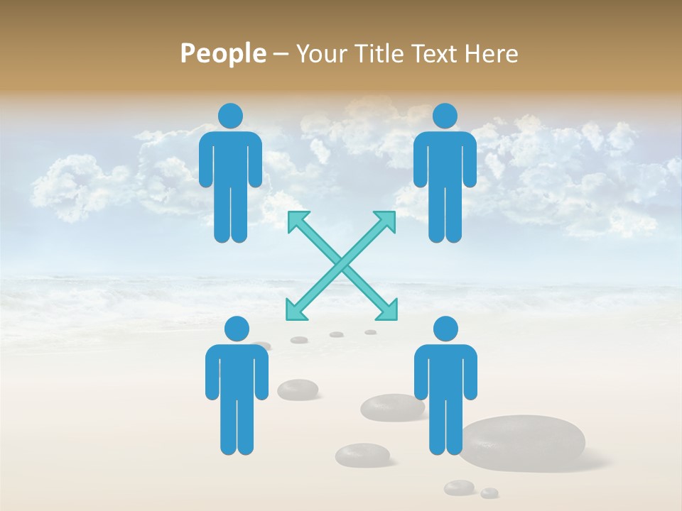 Corporeal Water Beach PowerPoint Template