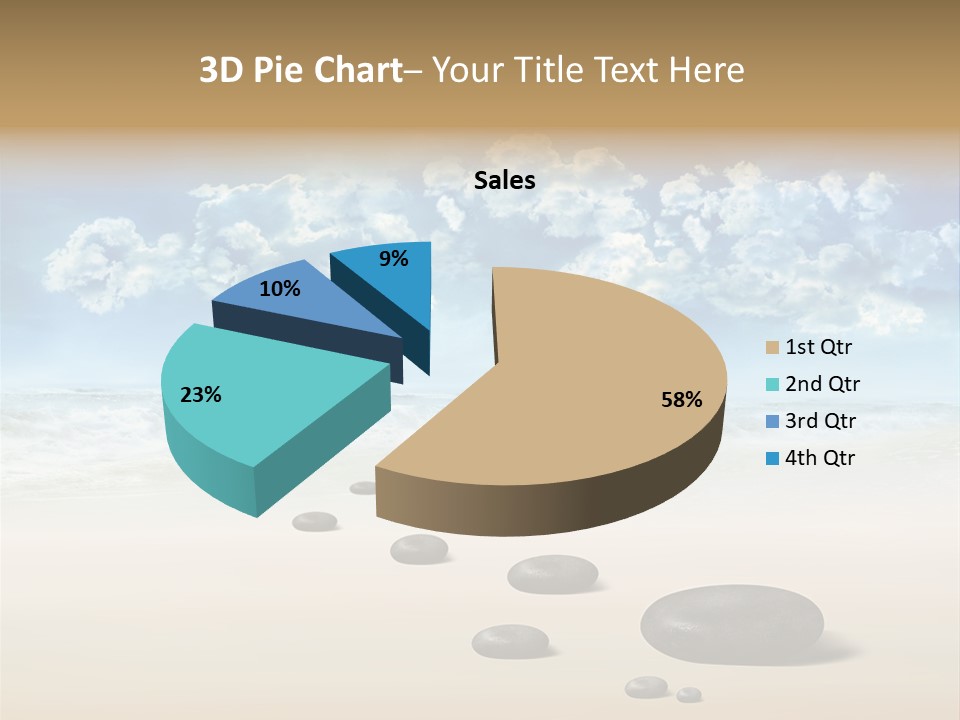 Corporeal Water Beach PowerPoint Template