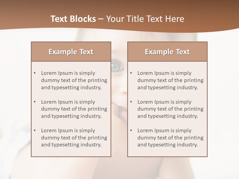 Person Life Kid PowerPoint Template