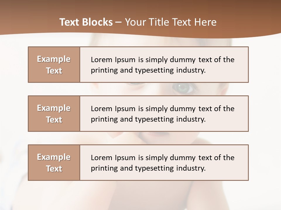 Person Life Kid PowerPoint Template