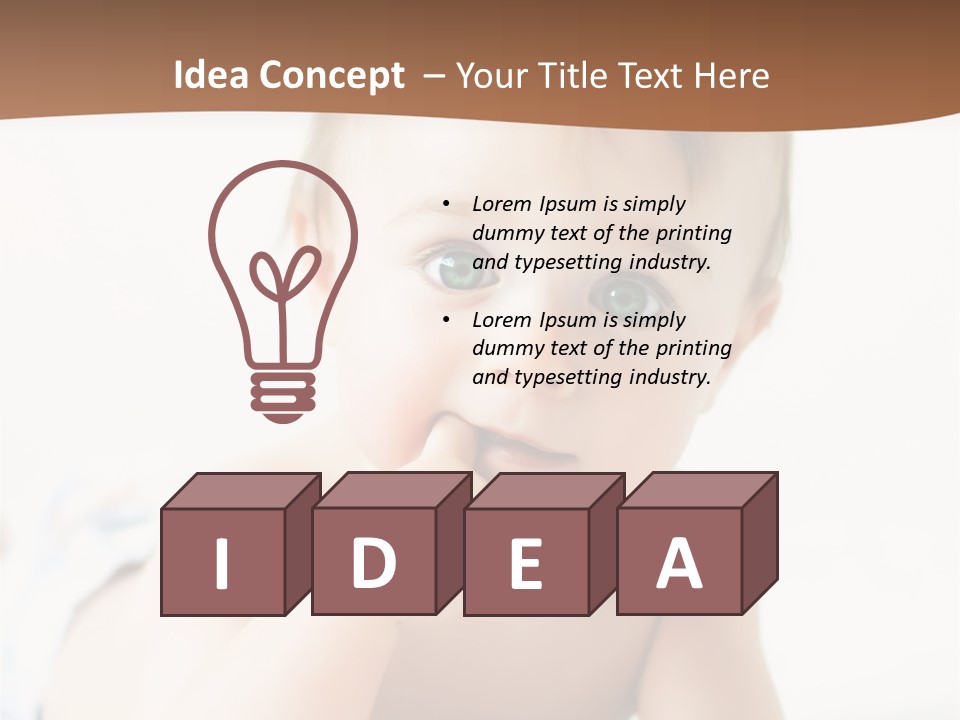 Person Life Kid PowerPoint Template