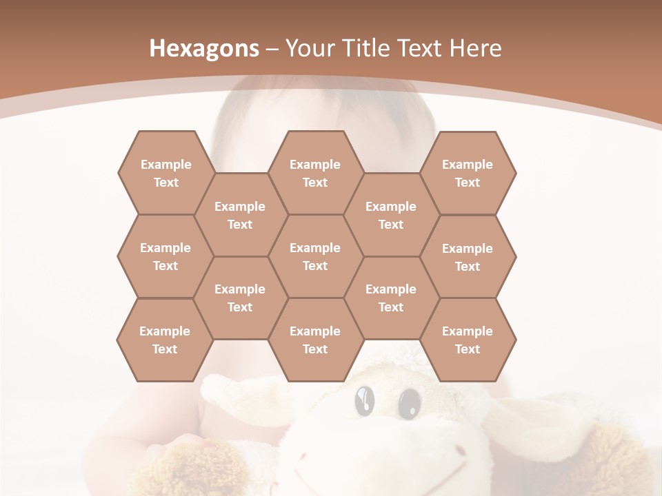 Playing Pink Caucasian PowerPoint Template