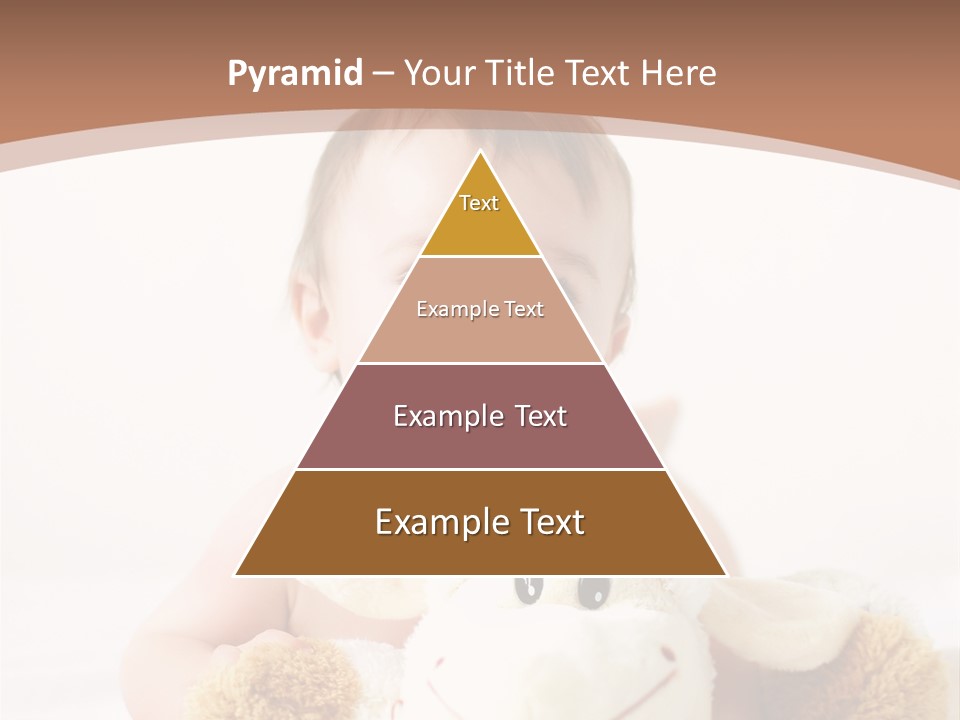 Playing Pink Caucasian PowerPoint Template