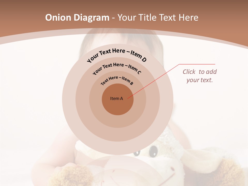 Playing Pink Caucasian PowerPoint Template