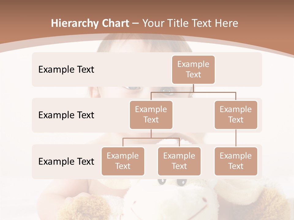 Playing Pink Caucasian PowerPoint Template