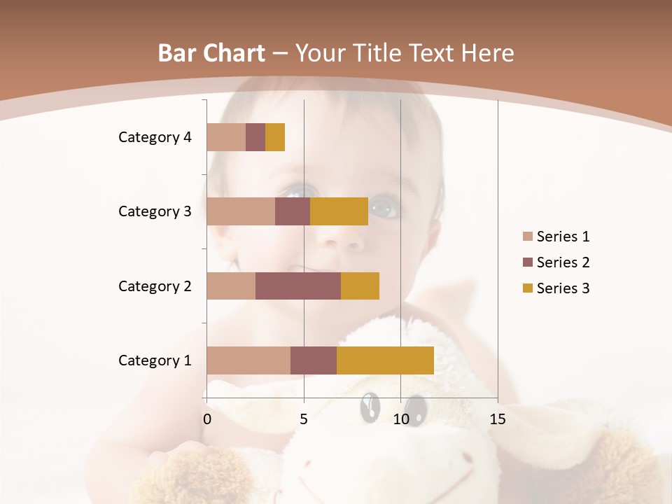 Playing Pink Caucasian PowerPoint Template