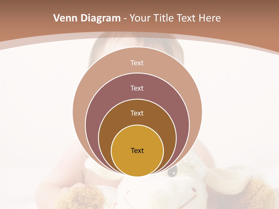 Playing Pink Caucasian PowerPoint Template