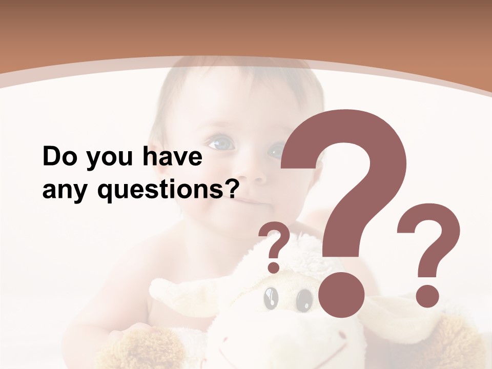 Playing Pink Caucasian PowerPoint Template