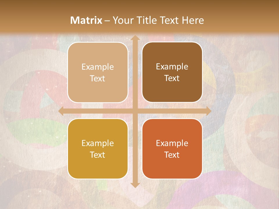 Strip Crossing Retro PowerPoint Template