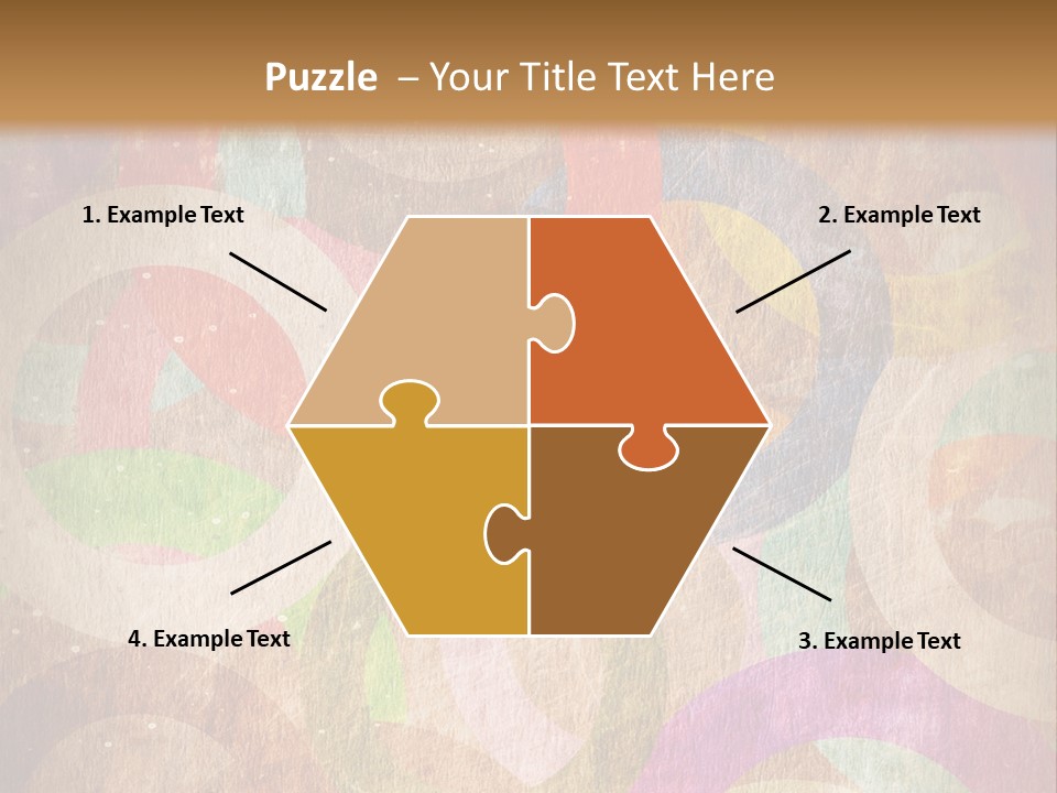 Strip Crossing Retro PowerPoint Template
