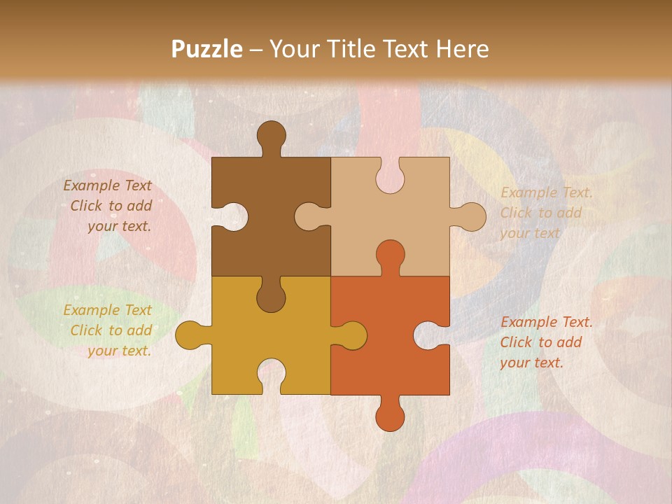Strip Crossing Retro PowerPoint Template