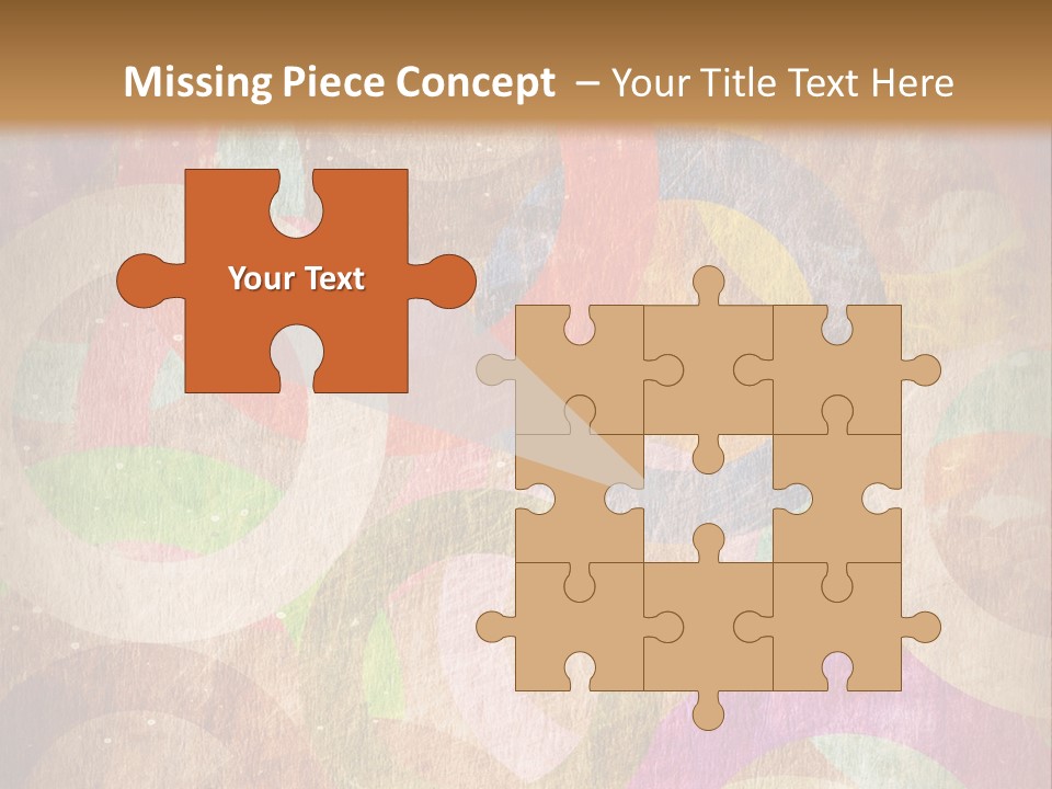 Strip Crossing Retro PowerPoint Template