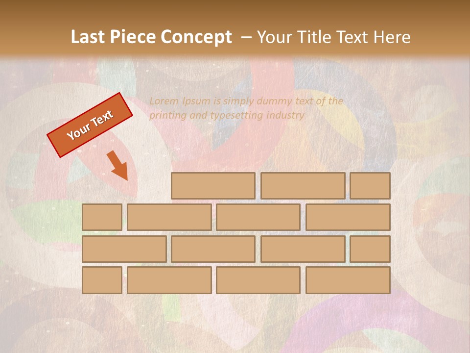 Strip Crossing Retro PowerPoint Template