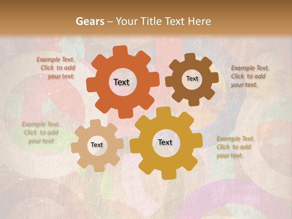 Strip Crossing Retro PowerPoint Template