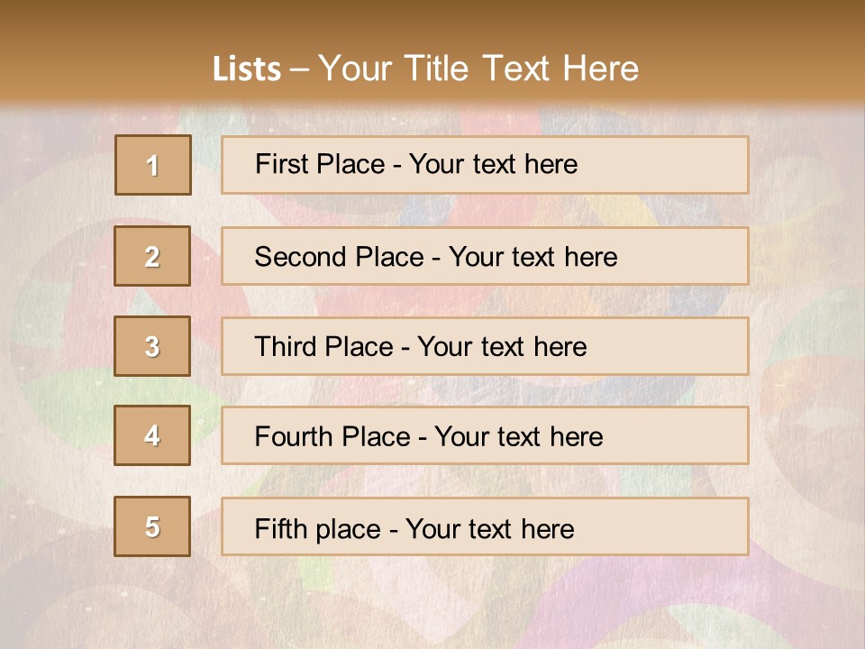 Strip Crossing Retro PowerPoint Template