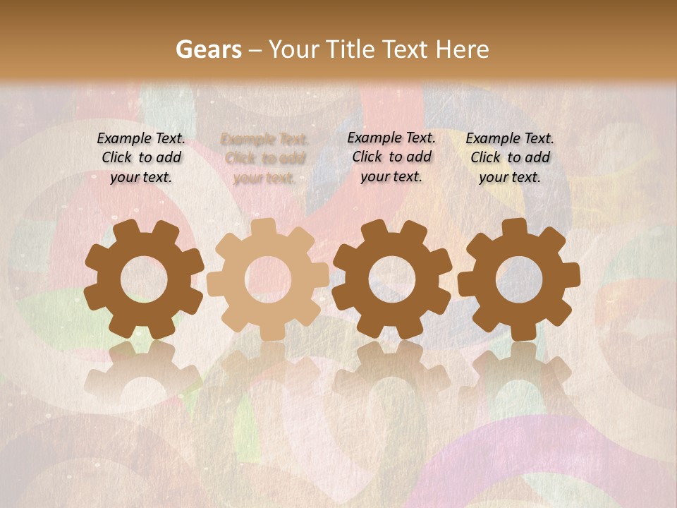 Strip Crossing Retro PowerPoint Template