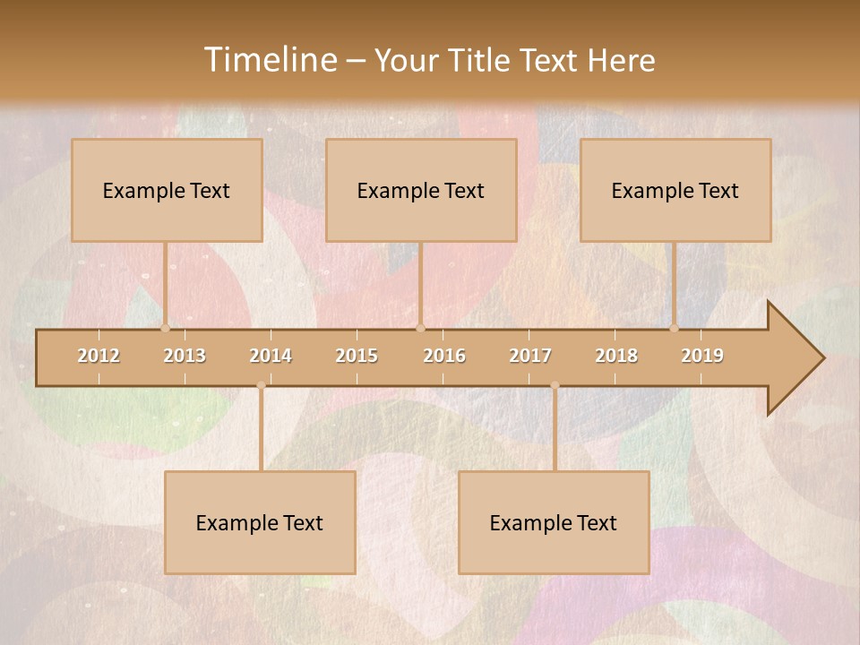 Strip Crossing Retro PowerPoint Template