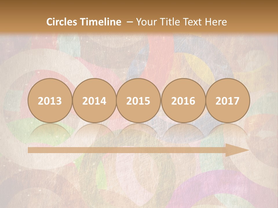 Strip Crossing Retro PowerPoint Template